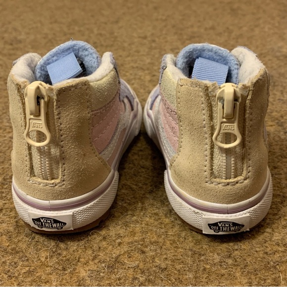 Vans Toddler Sk8-Hi Zip MTE-1 Pastel Block Sneakers Street Shoes Sz 6.5 - Picture 4 of 8